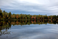 Northern Wisconsin lake in fall.