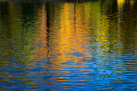 Fall reflections in water. WI