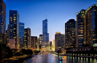 Chicago Skyline Riverwalk